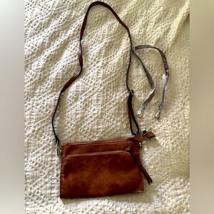 Vegan leather purse.